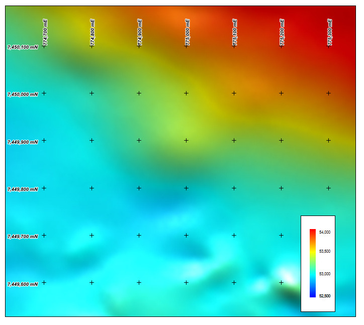 DEM of the Hickman Crater