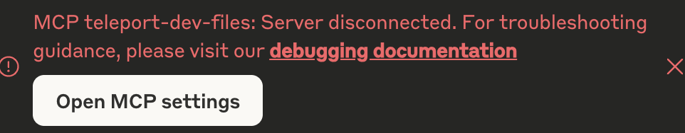 Claude Desktop disconnecting