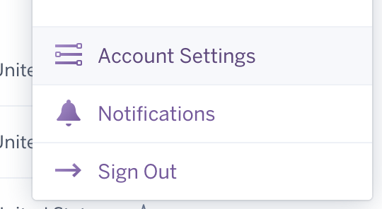 Account Settings