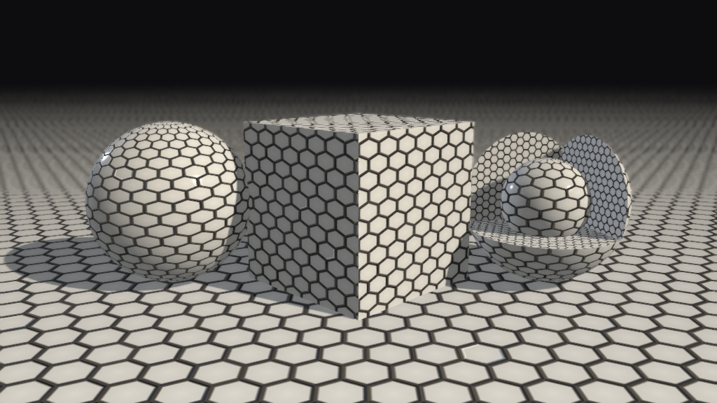 white ceramic hexagon tiles
