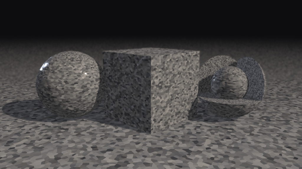 polished gray granite