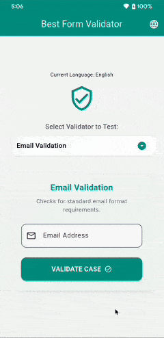 Best Form Validator Demo