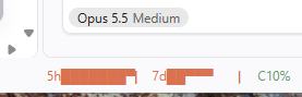 Status bar