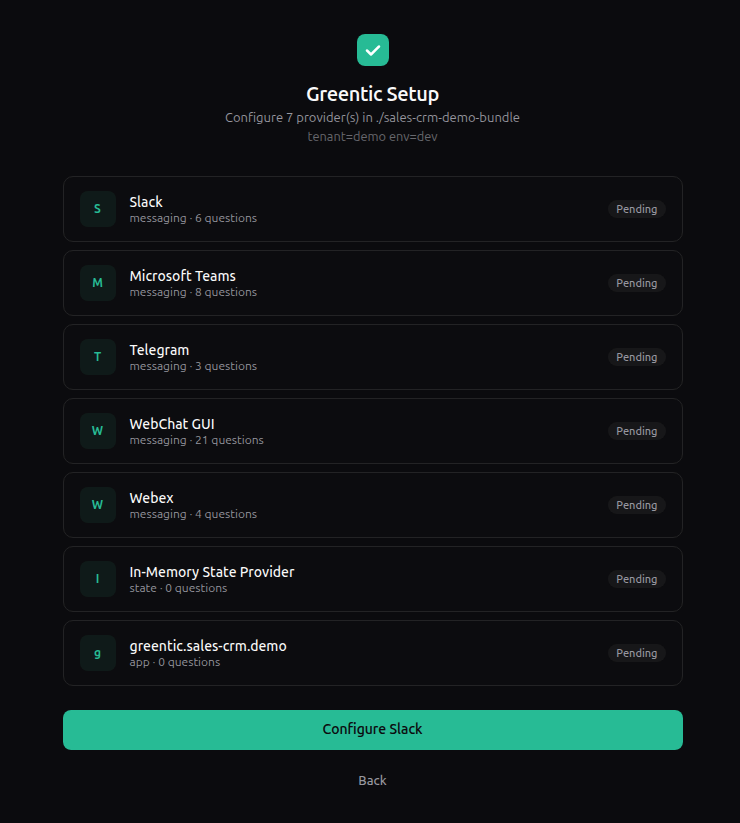 Greentic Setup Wizard