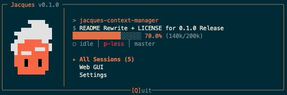 Jacques CLI compact view