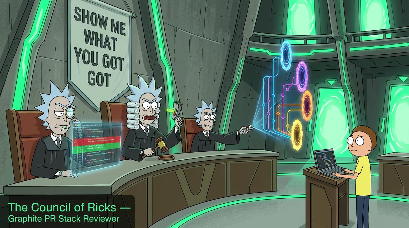 Council of Ricks — Graphite PR Stack Reviewer