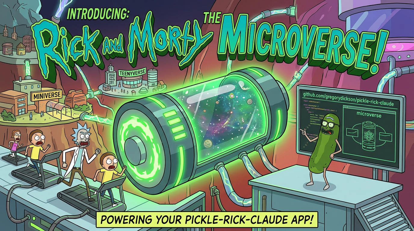 The Microverse — powering your Pickle Rick app