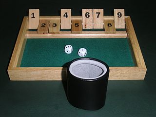 Shut the box game