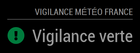 MMM-VigilanceMeteoFrance Screenshot #1