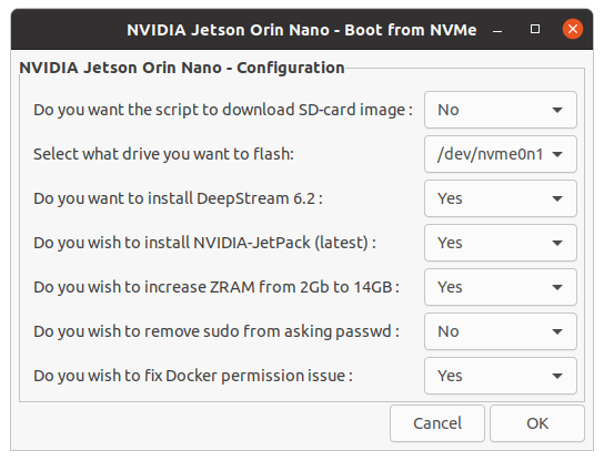 Configuration Screen 2