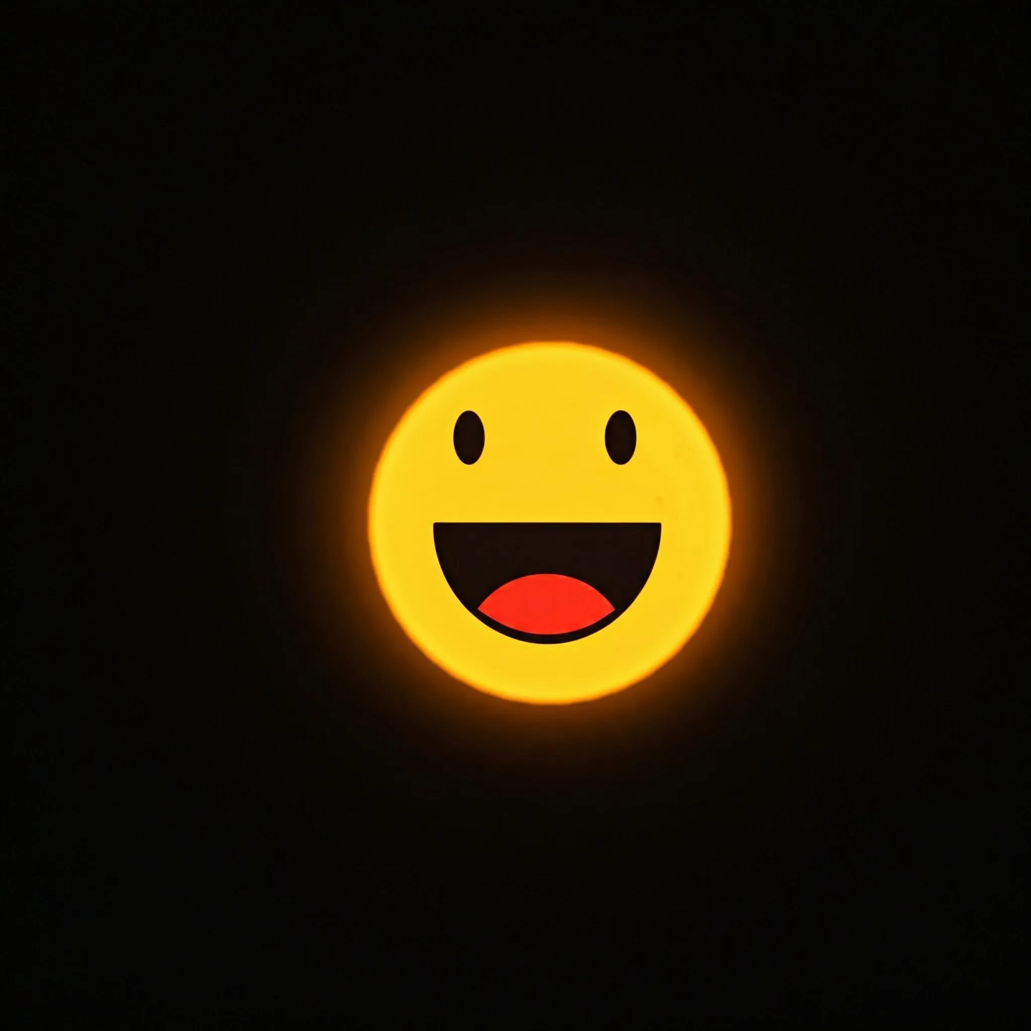 A glowing number slowly transforming into a smiley face, symbolizing happiness and positivity.