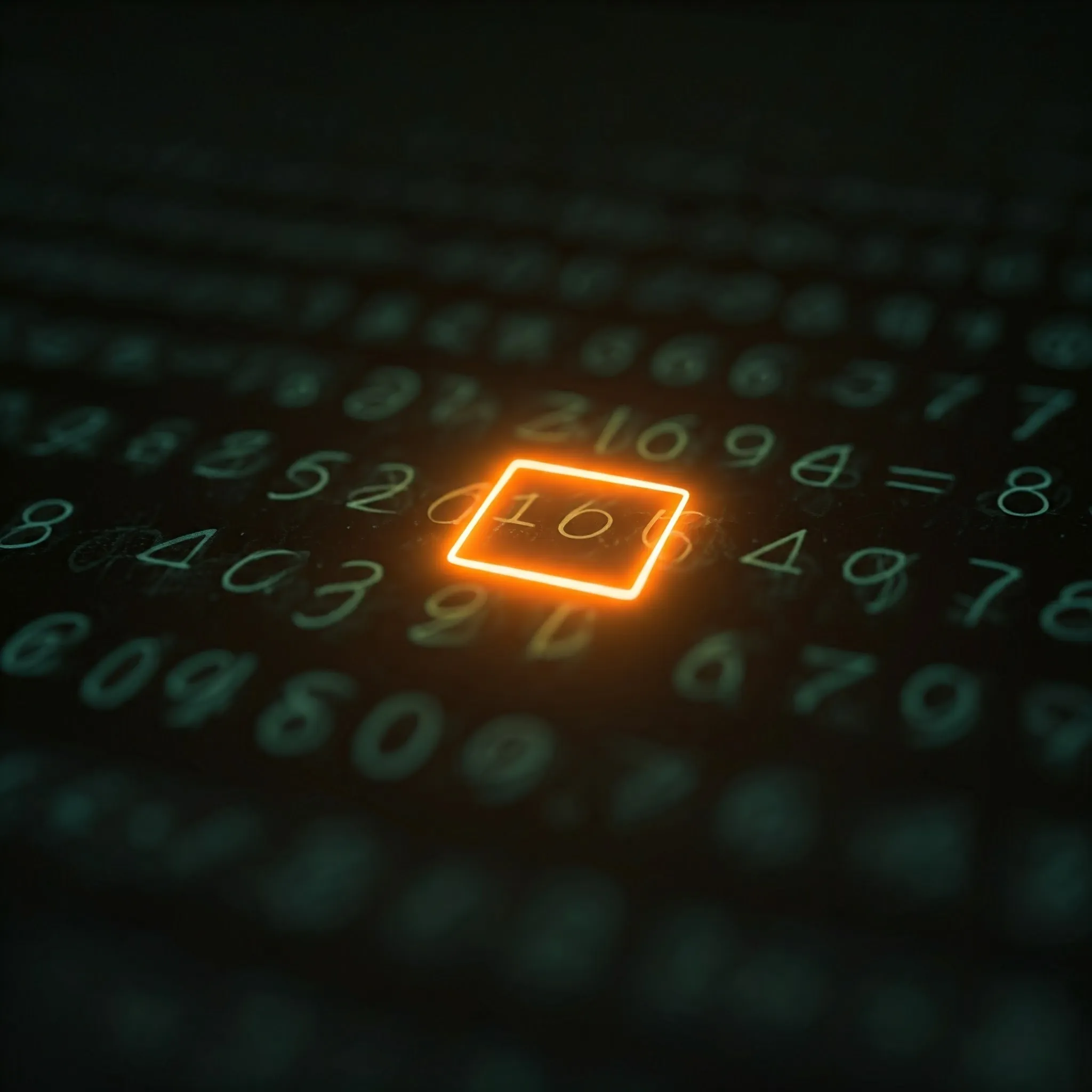 A sequence of numbers with the largest divisible subset glowing, showing the optimal group.