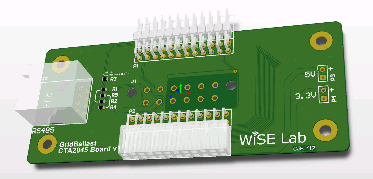 CTA2045 Board V1 3D