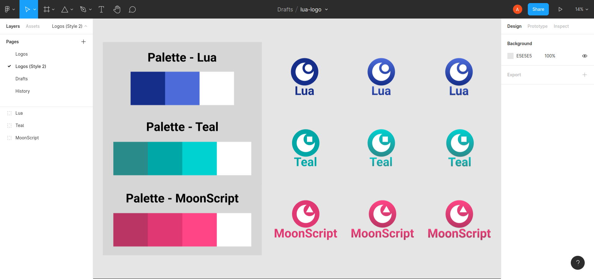 Other lua language flavor logos (Style 2)