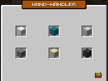 Wand-Händler Shop