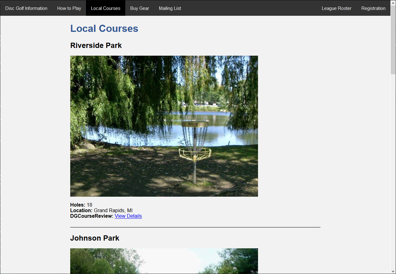 Local Courses