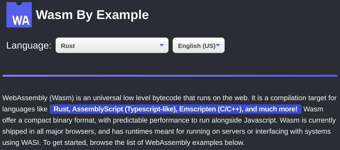 Wasm By Example Website Header