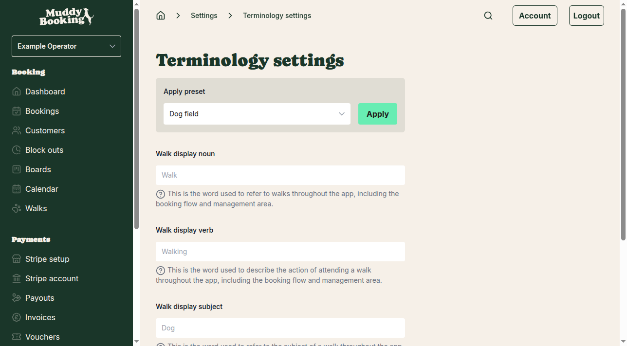 terminology-settings-overview