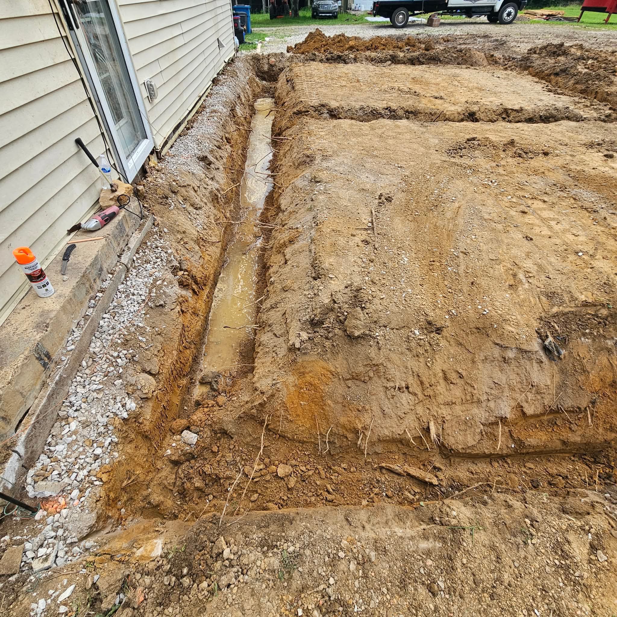 Foundation excavation — MG Concrete LLC