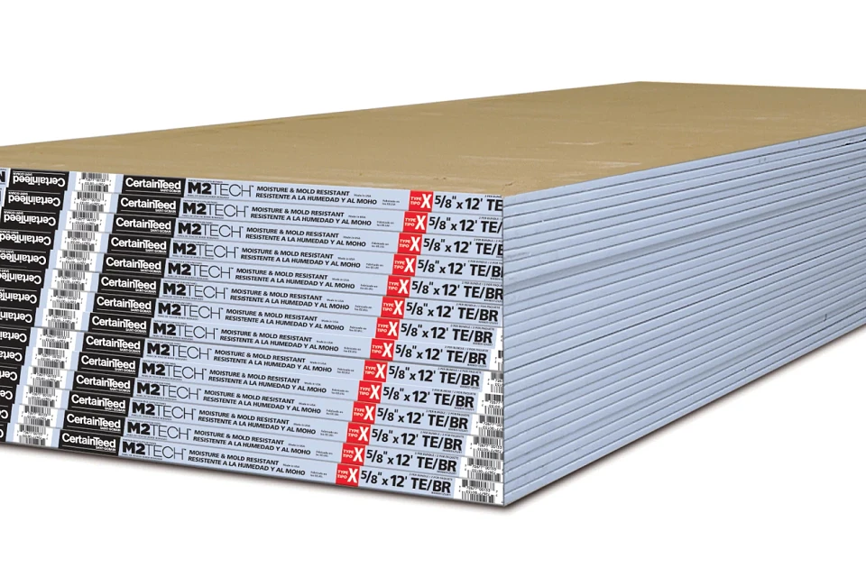 Moisture-Resistant Drywall