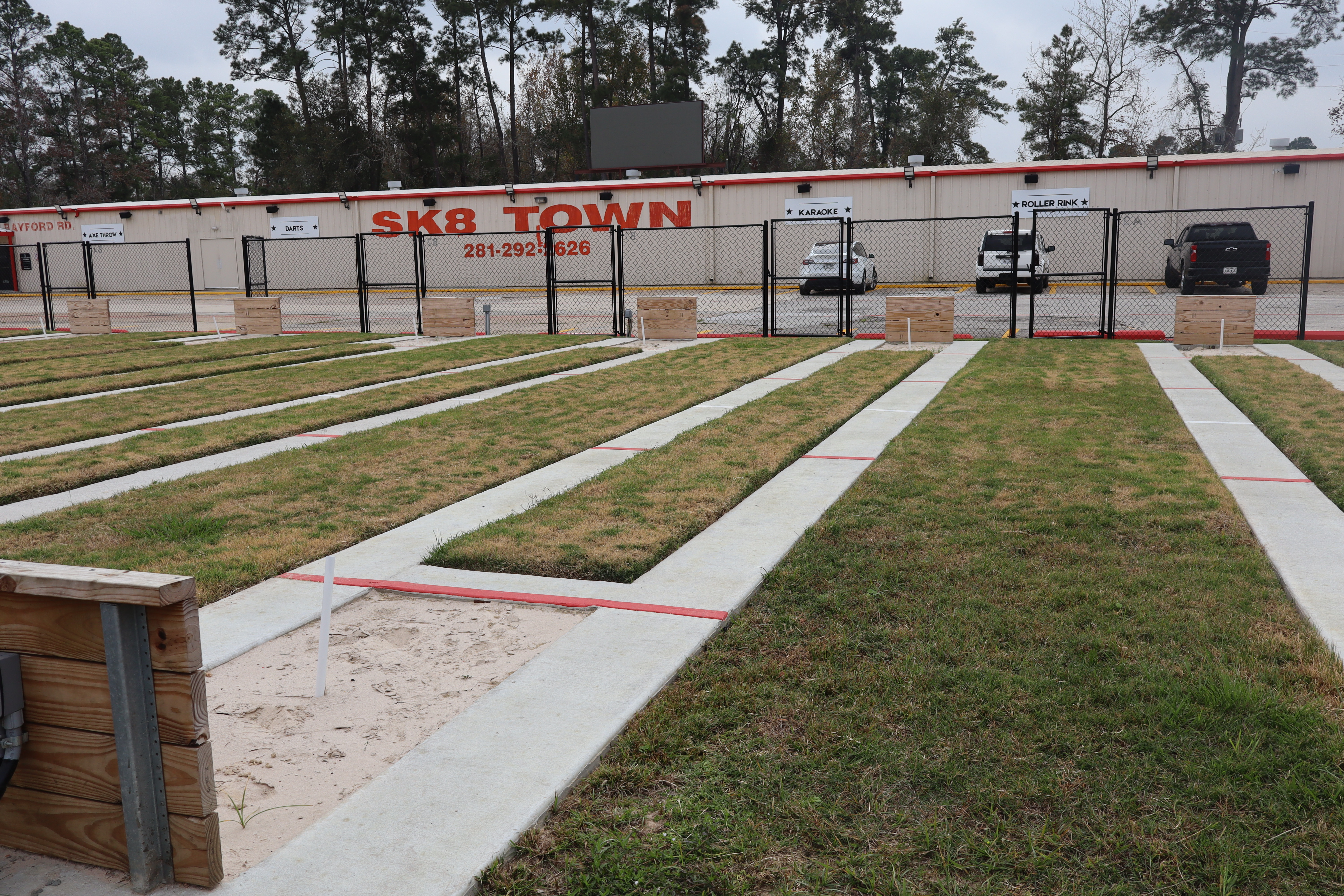 Horseshoe outdoor area at PBR