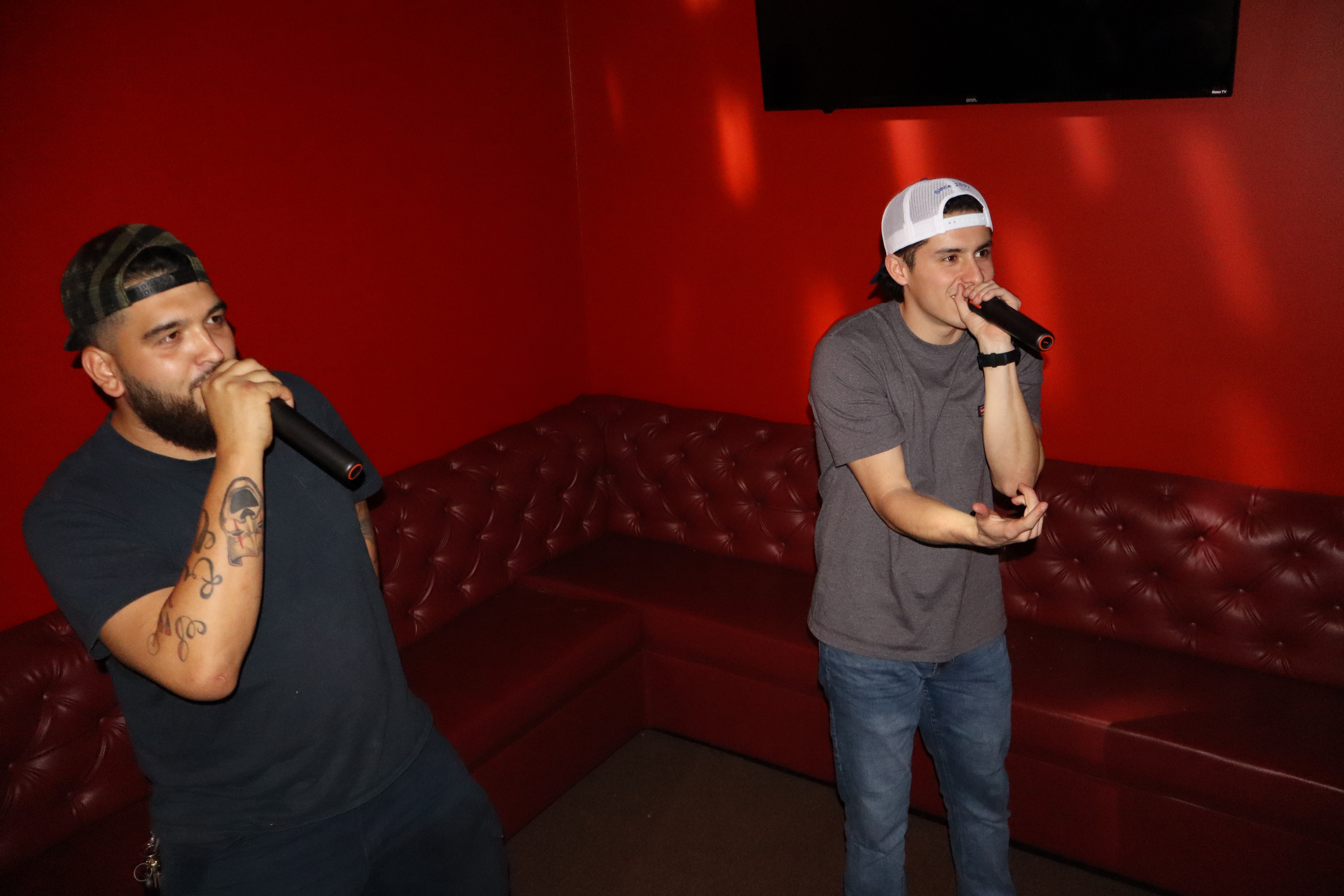 Private karaoke booth at PBR