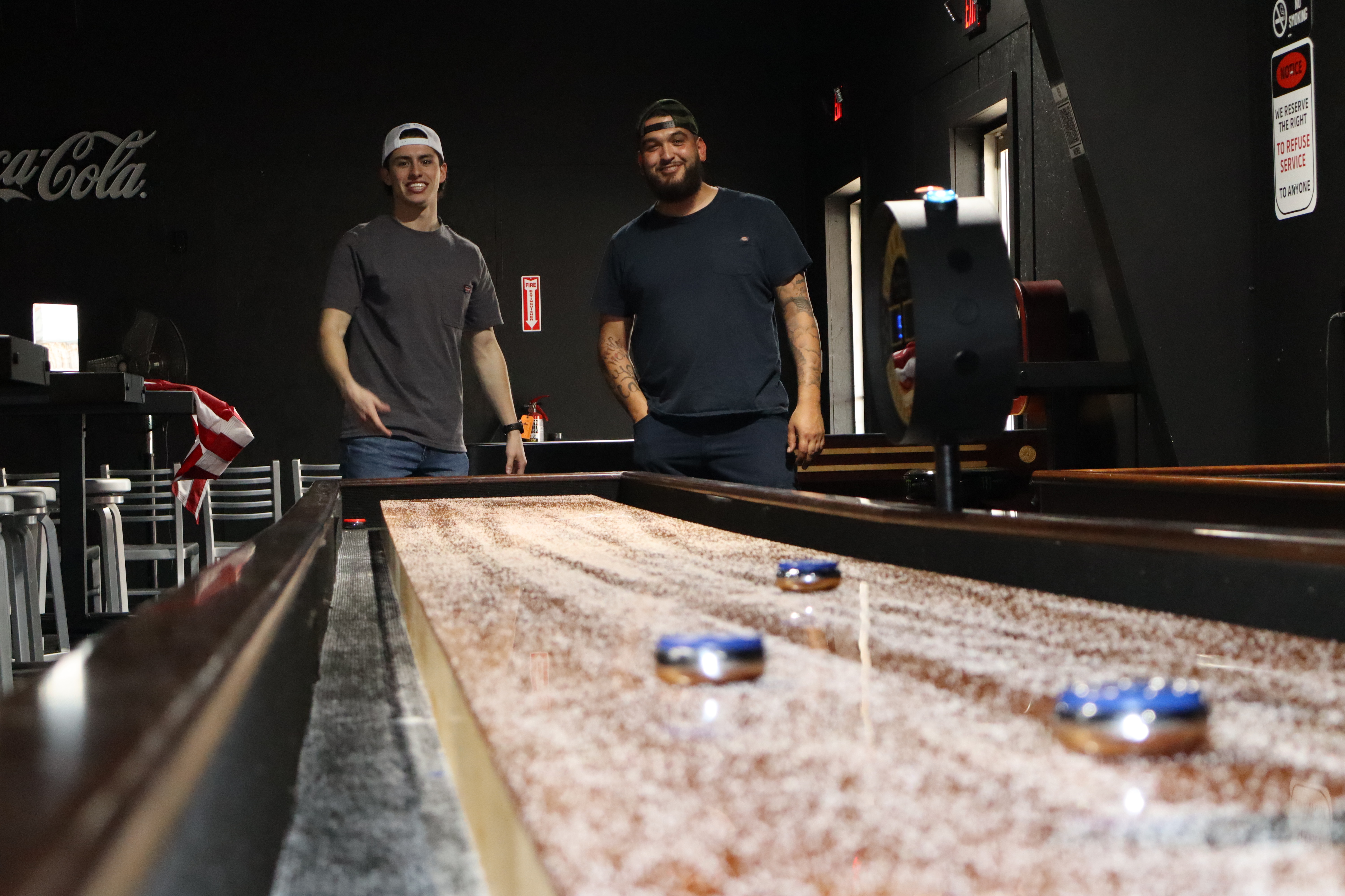 Shuffleboard at PBR Food Park