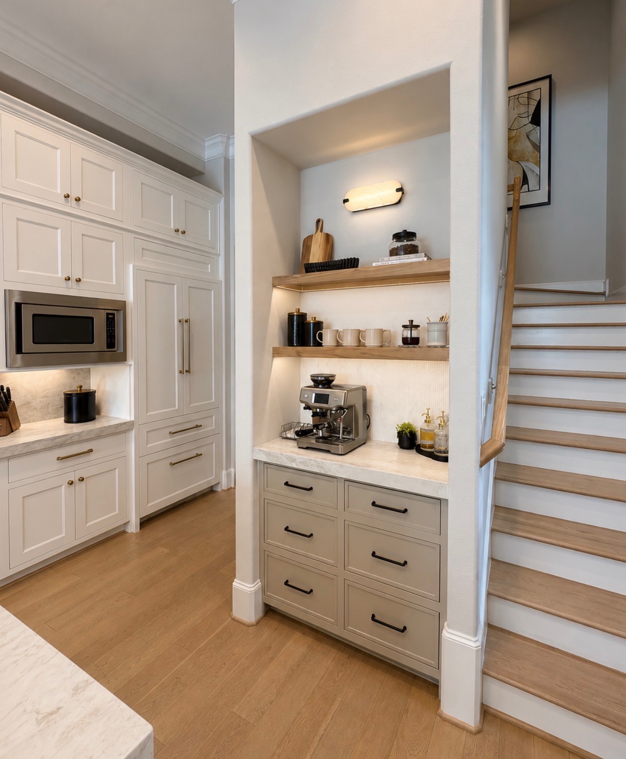 Custom Coffee Bar Nook