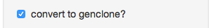 convert to genclone?
