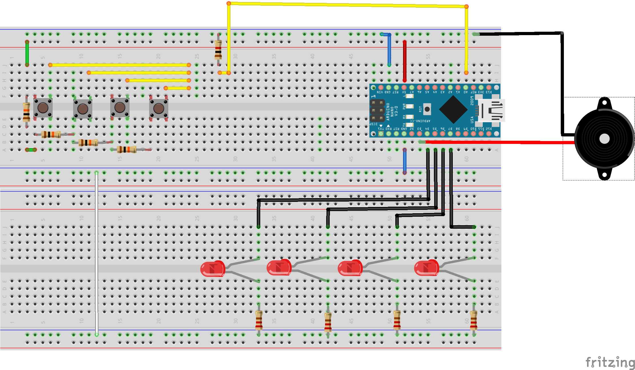 GitHub - gsampallo/SimonDice: Mi version del juego Simon Dice en Arduino