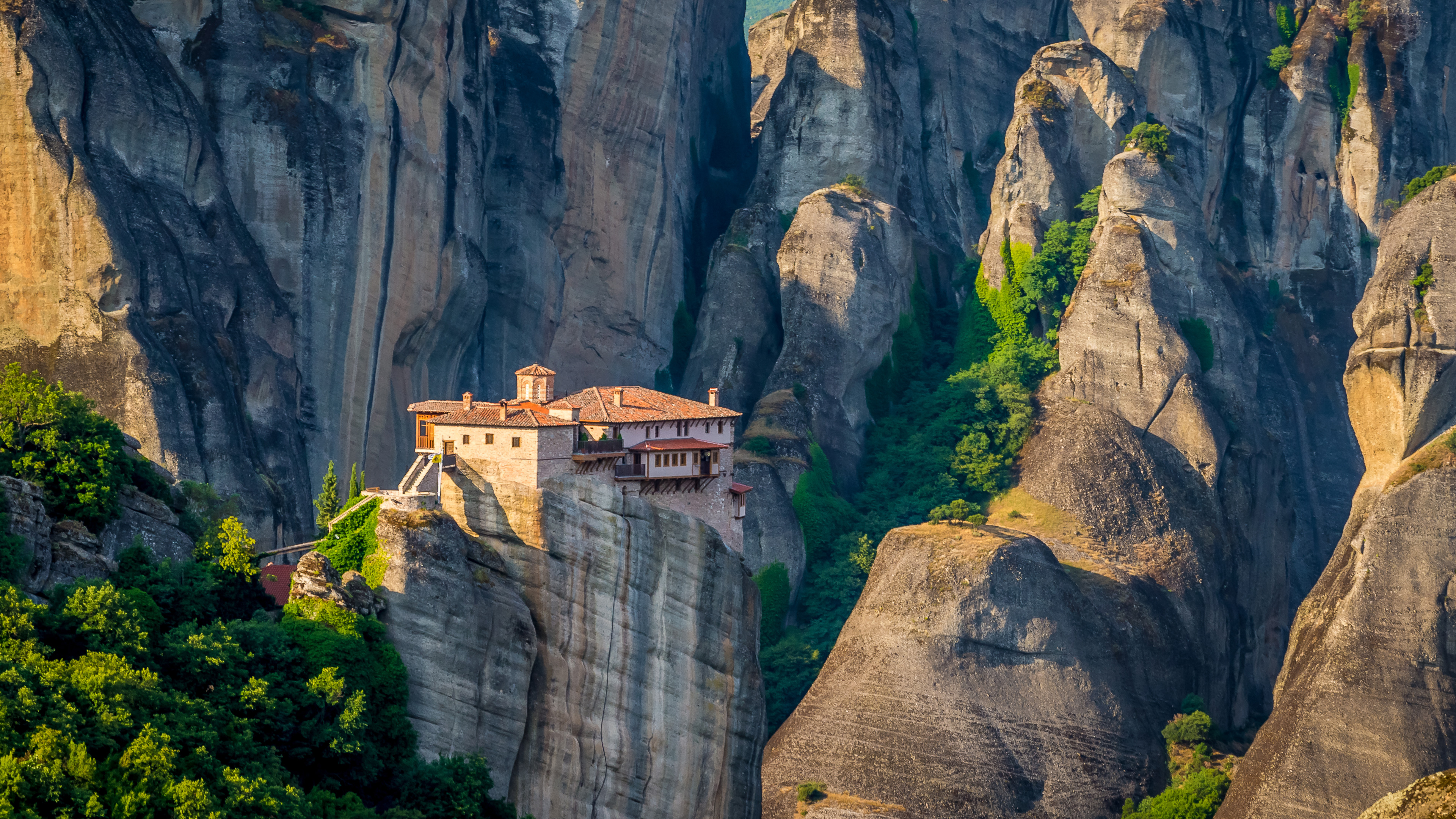 罗萨诺修道院，迈泰奥拉，色萨利 ，希腊 (© Marius Roman/Getty Images)