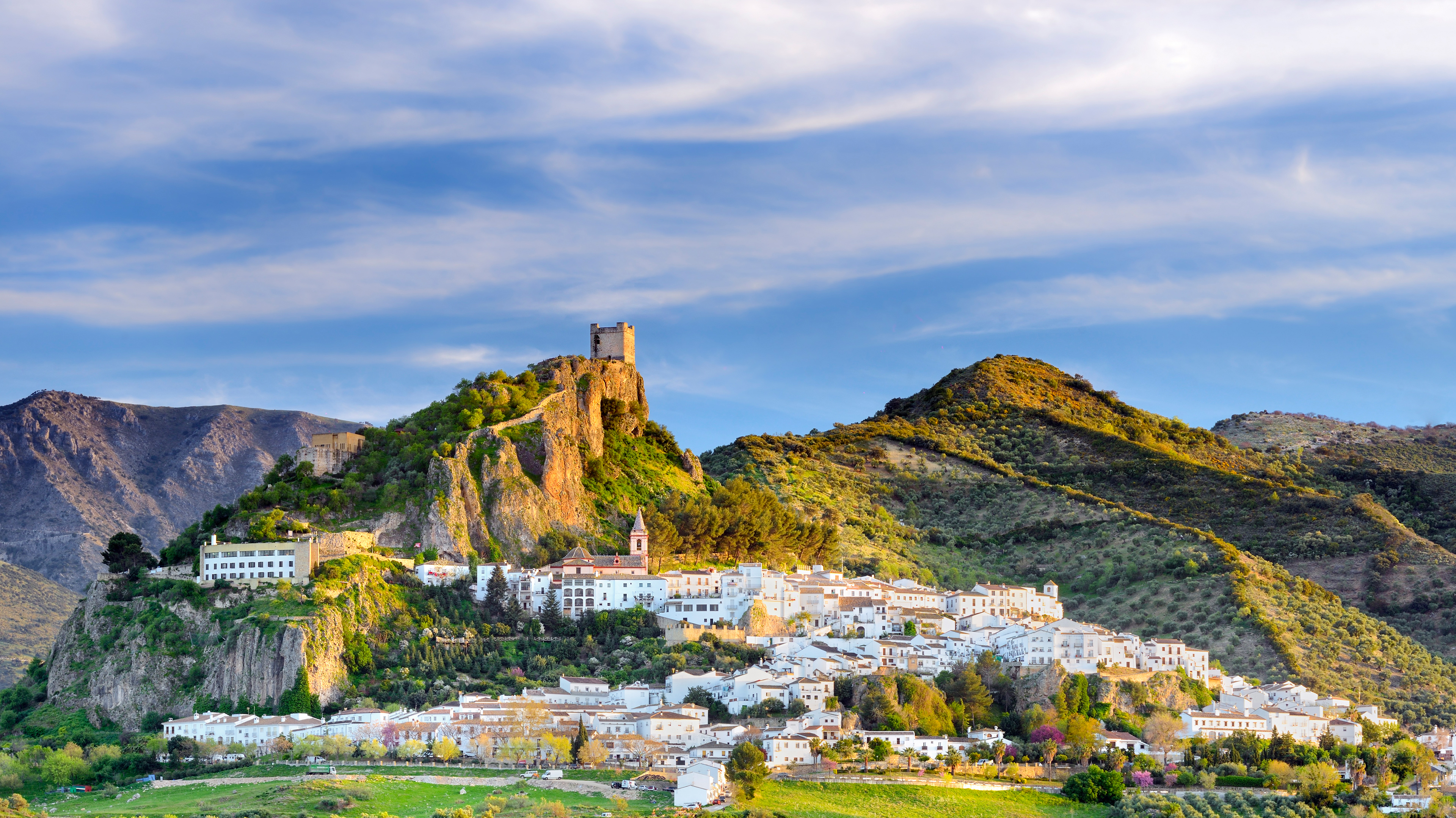 扎哈拉德拉谢拉，安达卢西亚，西班牙 (© Francesco Carovillano/eStock Photo)
