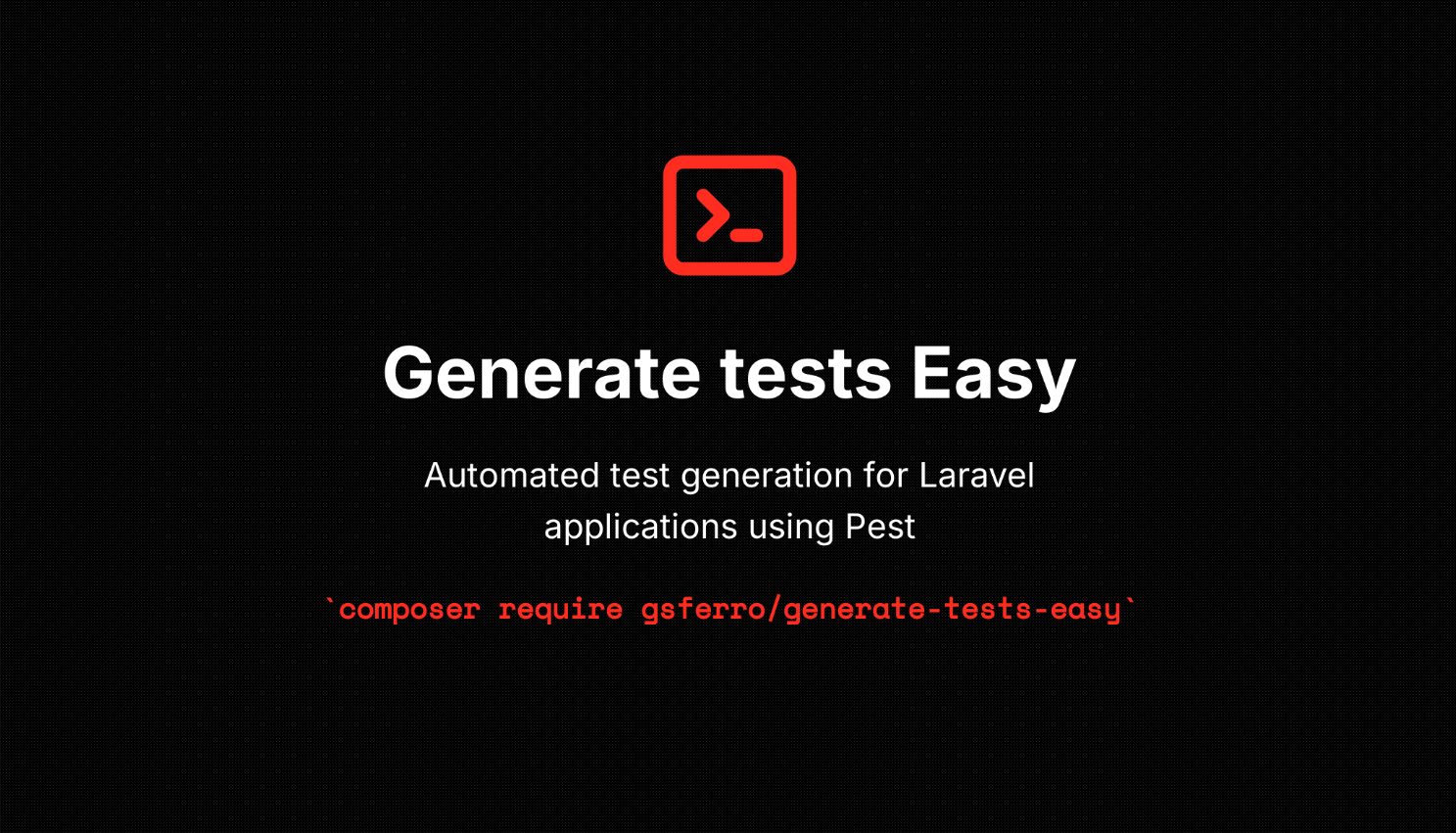 Generate Tests Easy Logo
