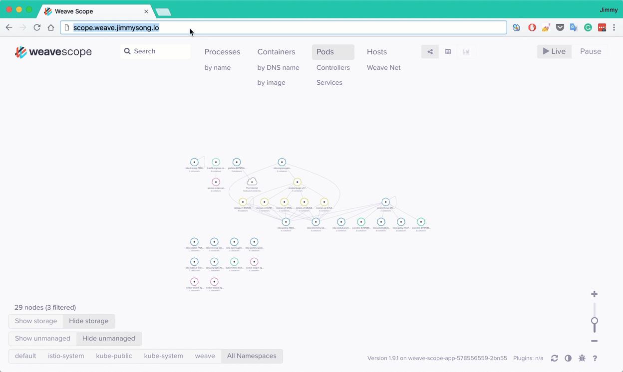 Weave scope animation