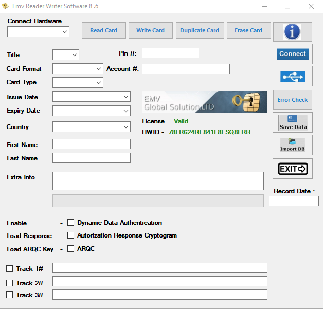 Emv Reader Writer 8.6