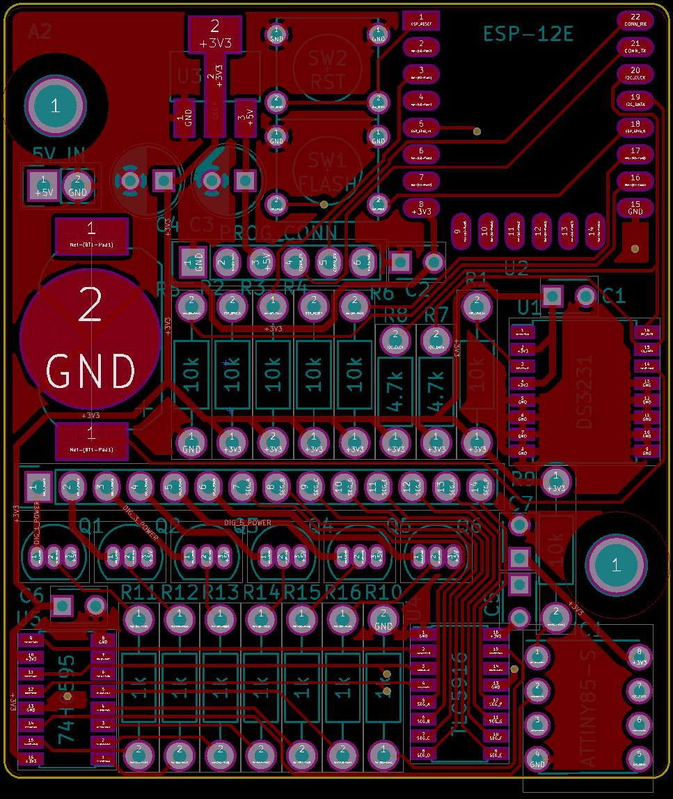 First hand-routed PCB, any comments or suggestions? : r/PrintedCircuitBoard