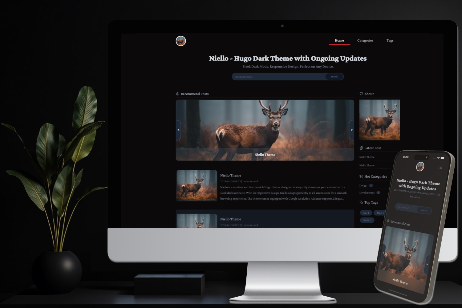 Hugo Dark Theme Niello