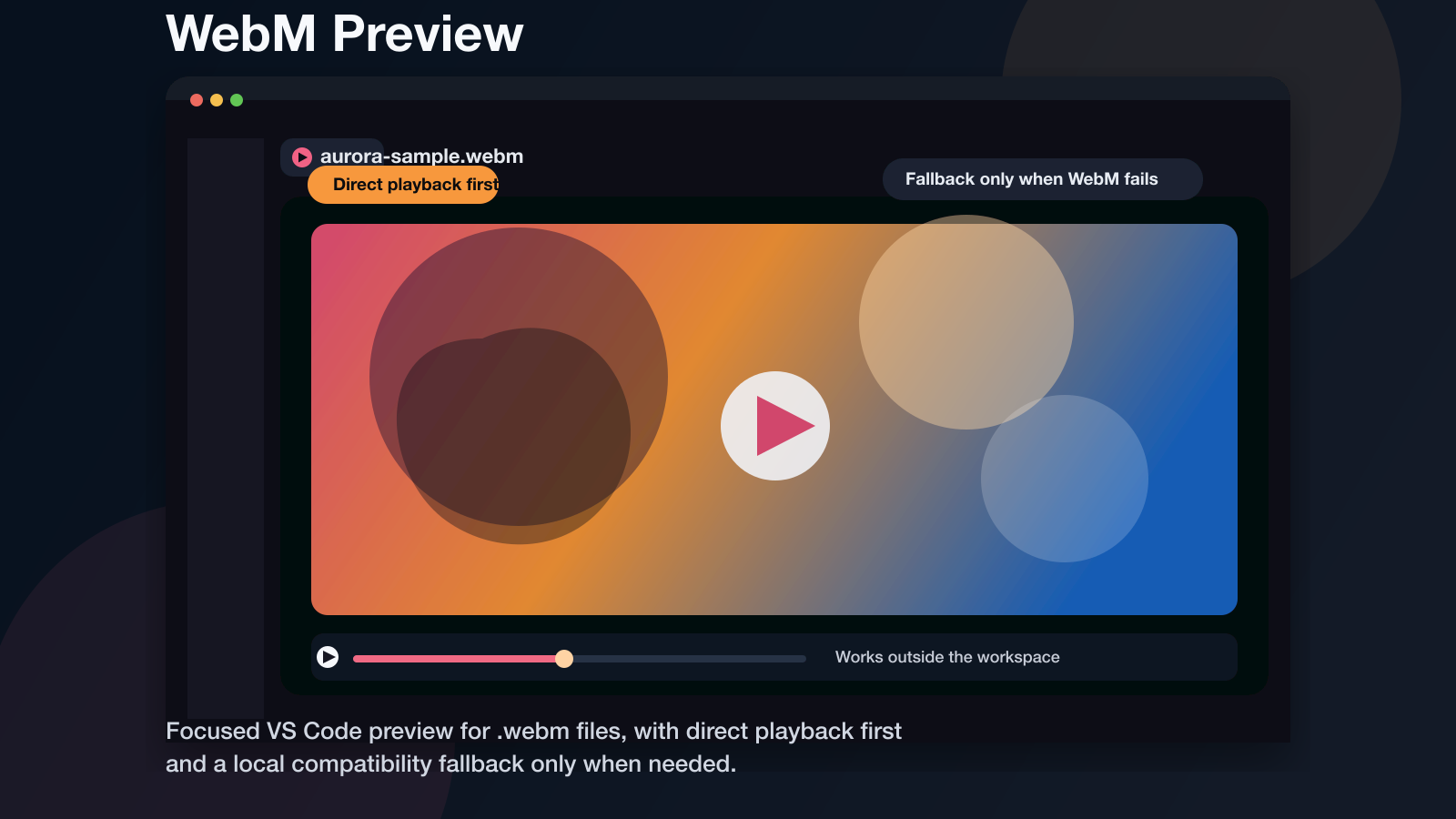 WebM Video Viewer hero