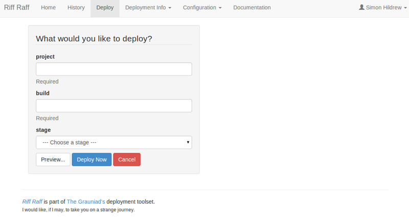 Request a deploy