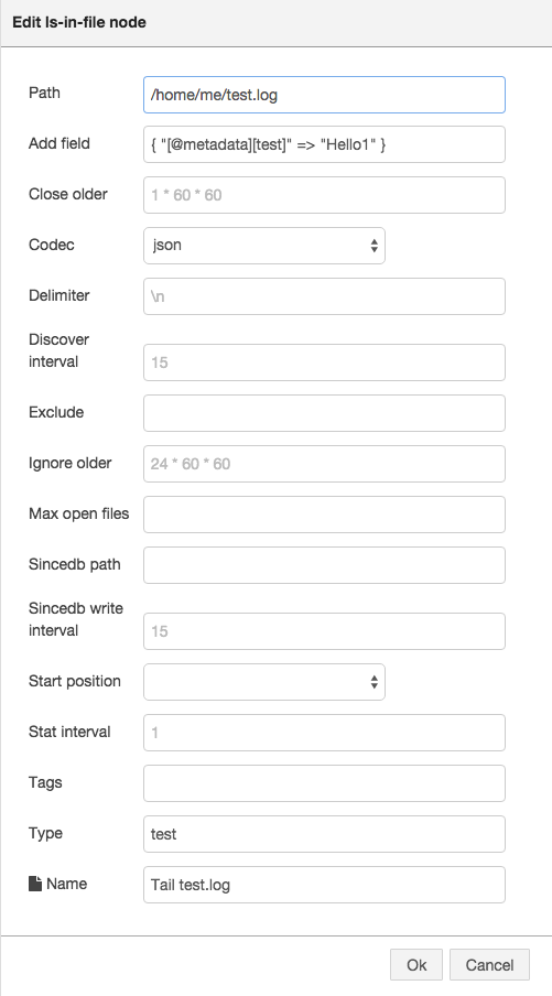 Logstash settings