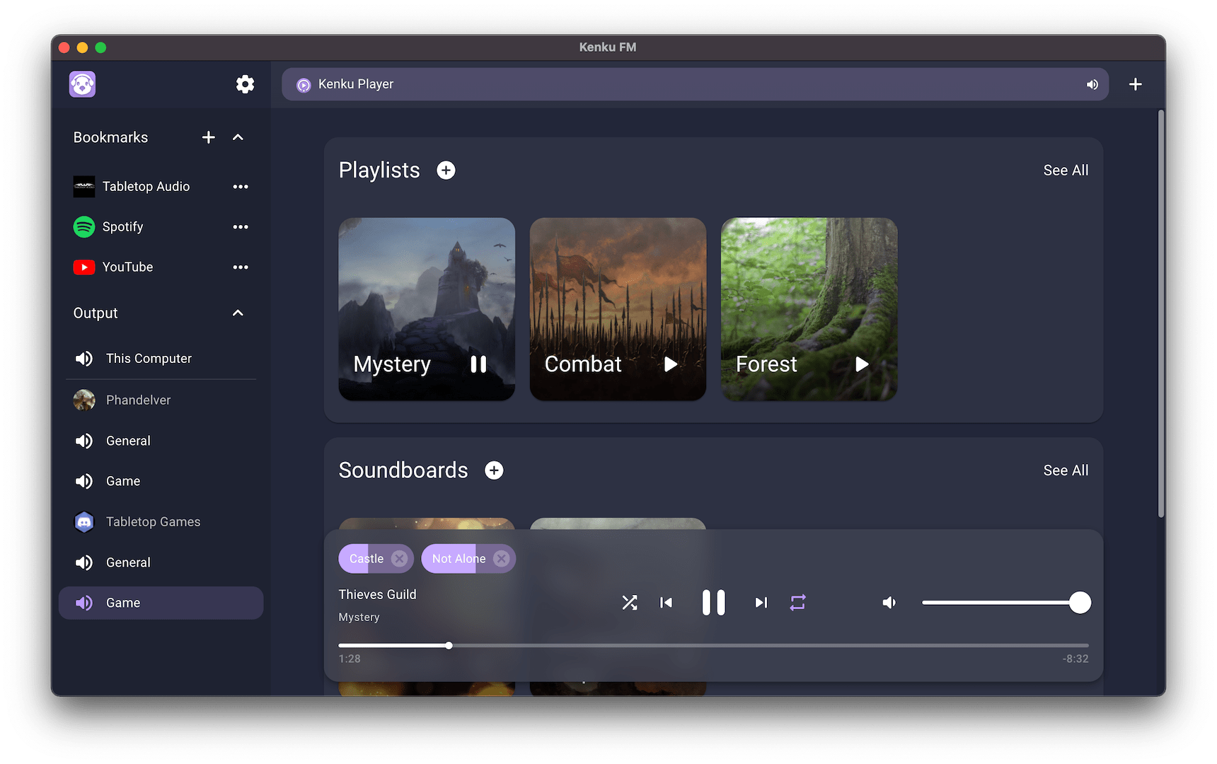 Kenku FM Interface