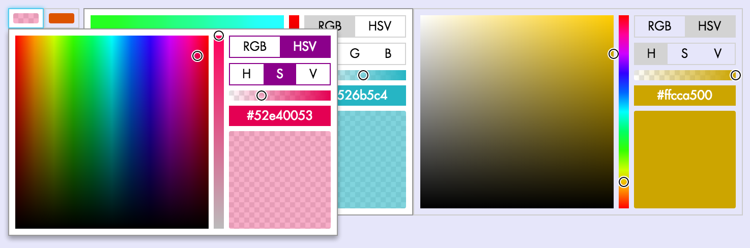 ColorInput screenshots