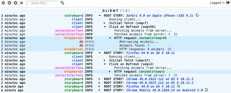 Remote monitoring