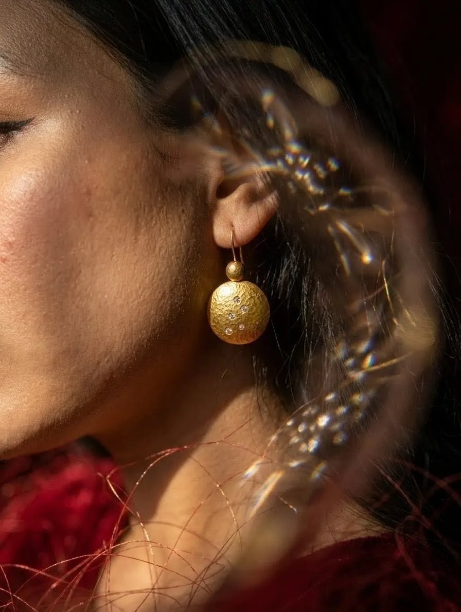 She Conquers Fear – Theodora inspired handmade earrings
