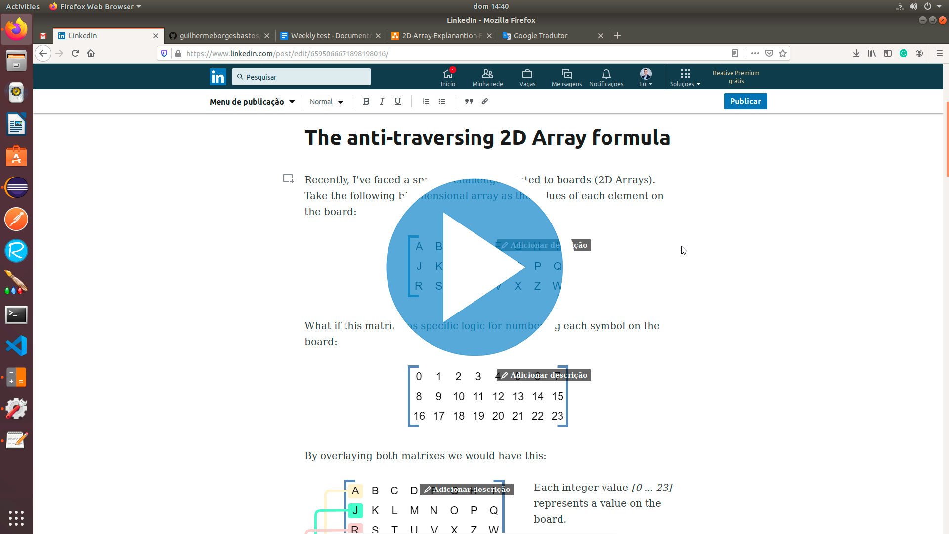 The anti-traversing 2D Array formula