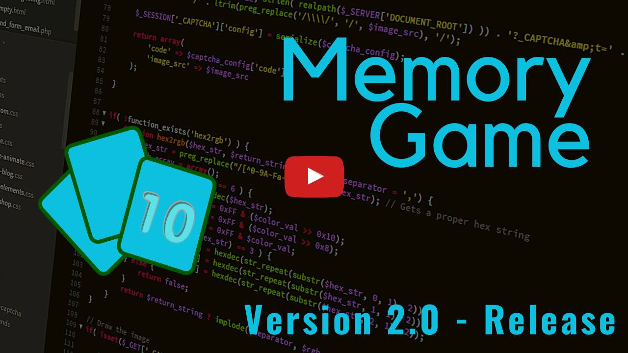 Memory Game - V2.0 Release (Presentation)