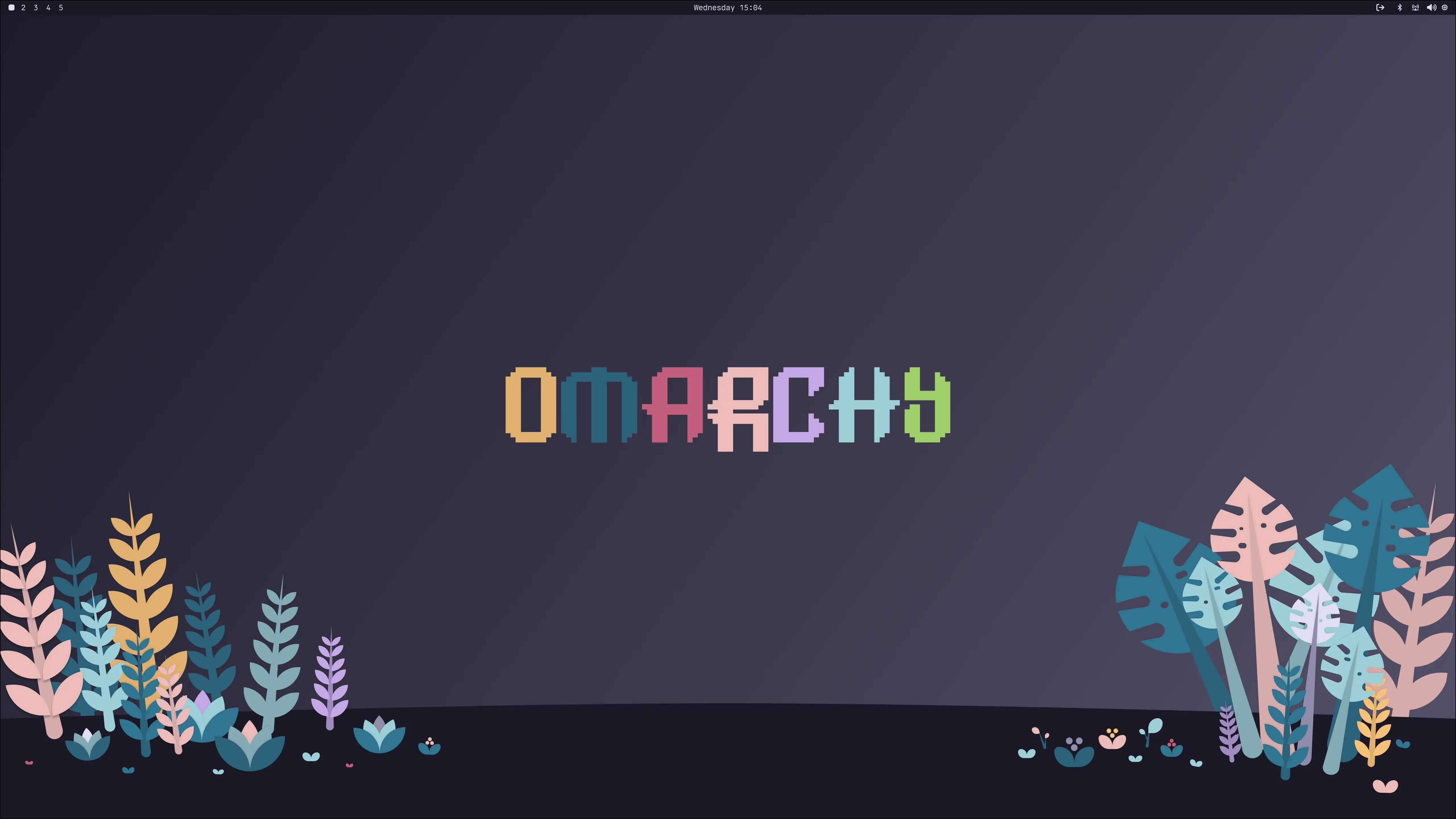 Omarchy Rose Pine Wallpaper