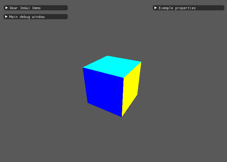 Rotating cube exemple