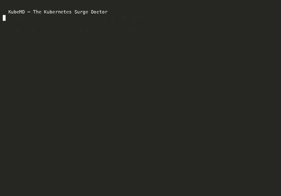 KubeMD demo — aiops CLI on a real fault cluster