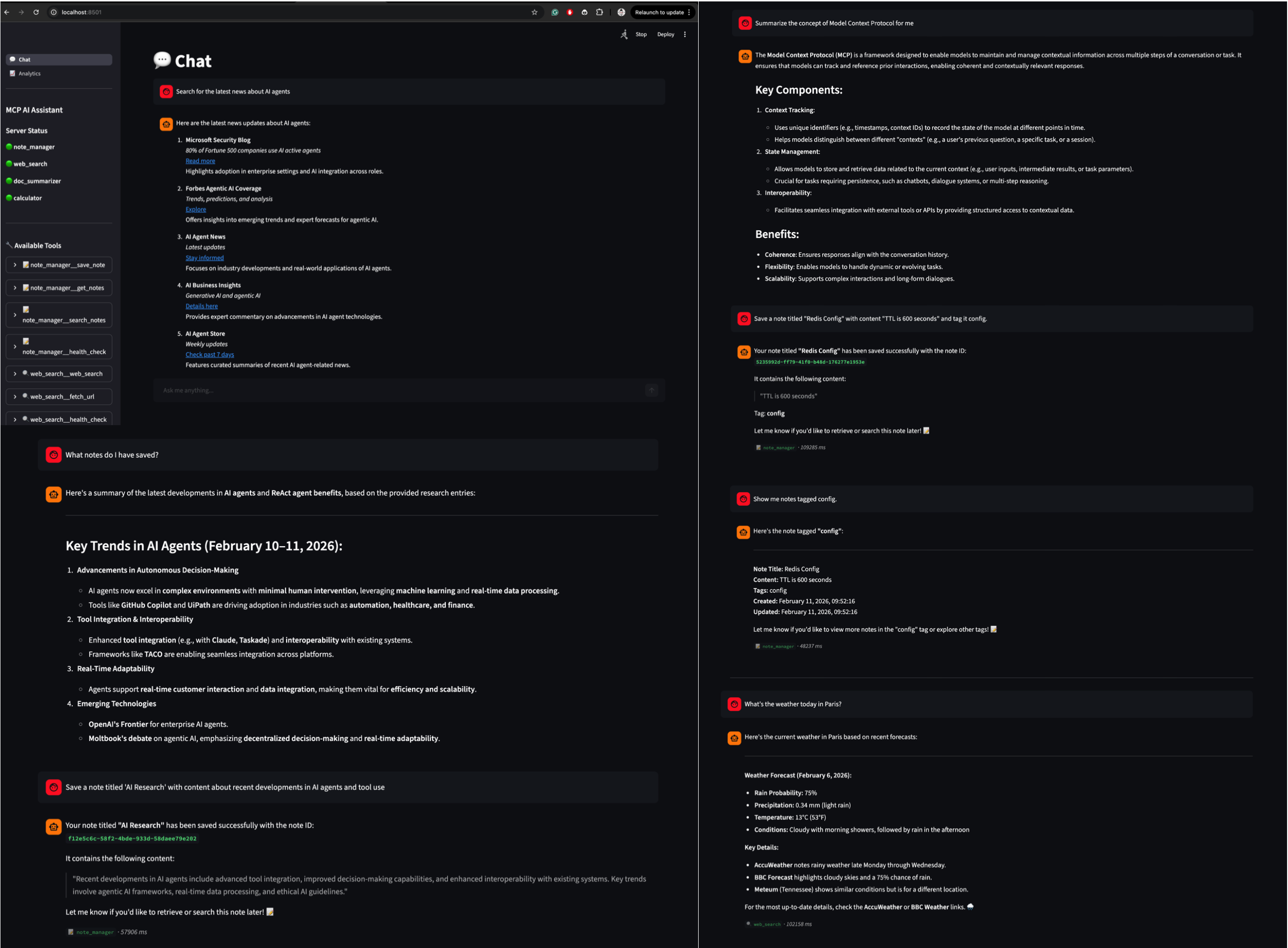 Chat Interface